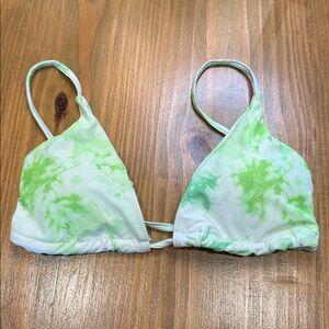 NWOT Zaful Tie Dye triangle Bikini top buttery soft fabric SMALL-4